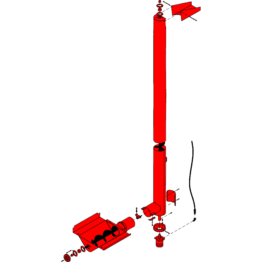 Unload Auger for Y180C